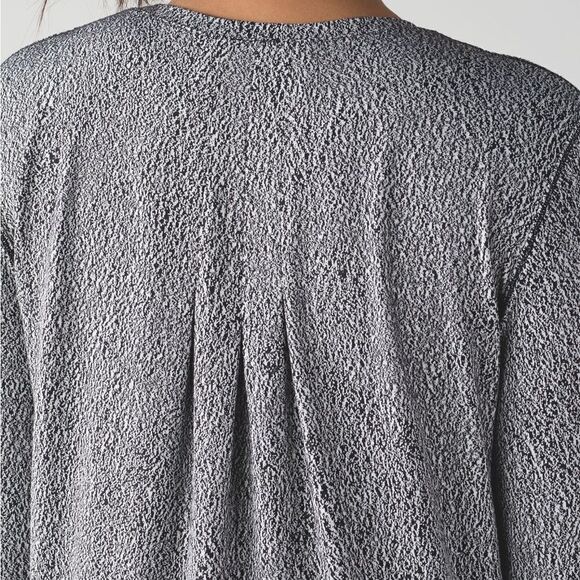 Lululemon Rush Hour Long Sleeve Shirt Running Luon Spray Jacquard Size 4 - Picture 4 of 10